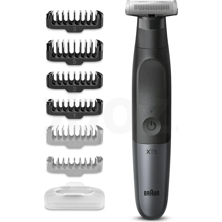 Braun Series X XT5200, Haarschneider für Herren mit Bartschneider und Zubehör, Schwarz-Nickel