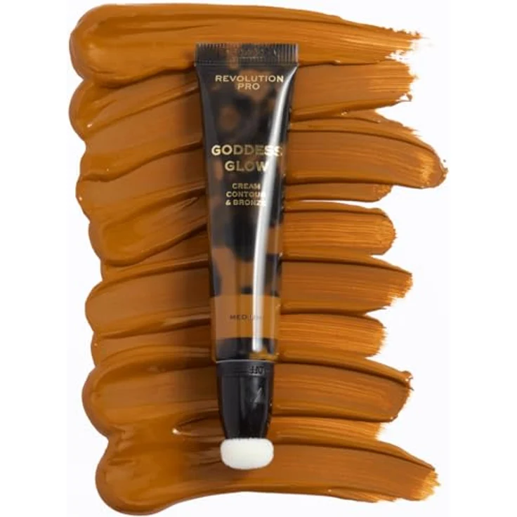 Revolution PRO Glow Edit flüssiger Bronzer, Farbton Medium, 15 ml - veganer Bronzer für natürliche Bräune und Konturierung – Bild 3