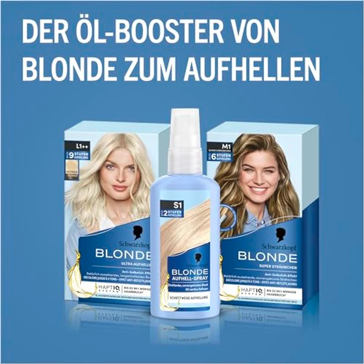 Blonde Aufheller S1 Aufhell-Spray Stufe 3 Aufhellung & Blondierung 125 ml – Bild 6