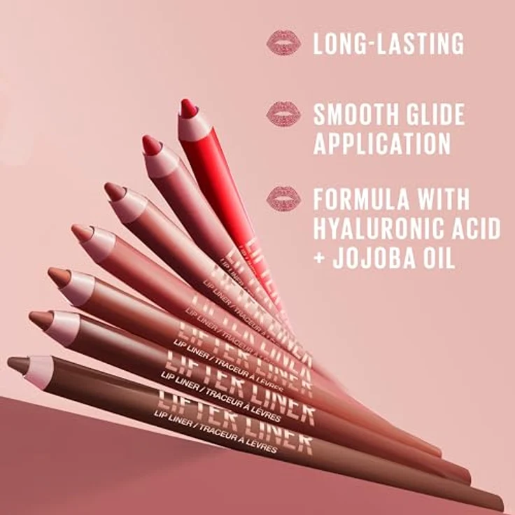 Maybelline New York Lifter Liner, Lipliner mit Hyaluronsäure für vollere Lippen, Farbe 002 Let's Bounce – Bild 2