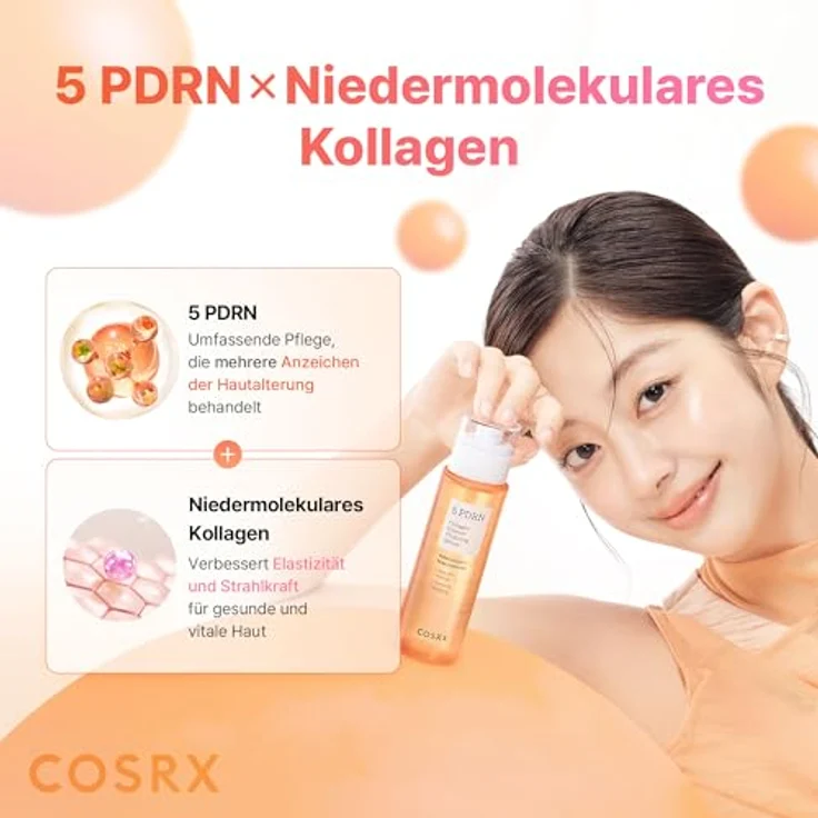 COSRX 5 PDRN Collagen Intense Vitalizing Serum 100ml – Glow-Serum mit Kollagen, Hyaluronsäure, straffend und feuchtigkeitsspendend – Bild 5