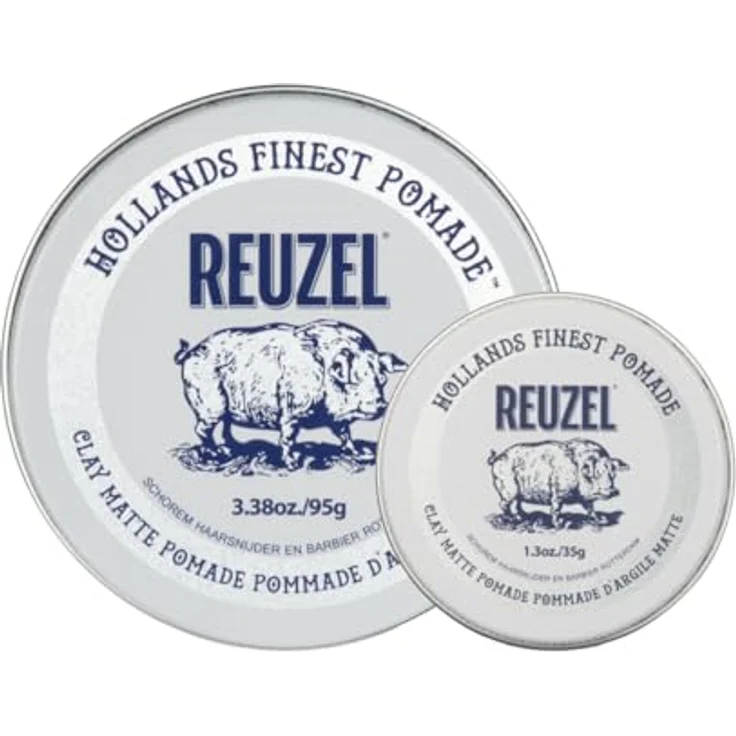 REUZEL Matte Clay Pomade 2026 Road Trip Set, 95g + 35g, limitierte Edition für Haarstyling – Bild 1