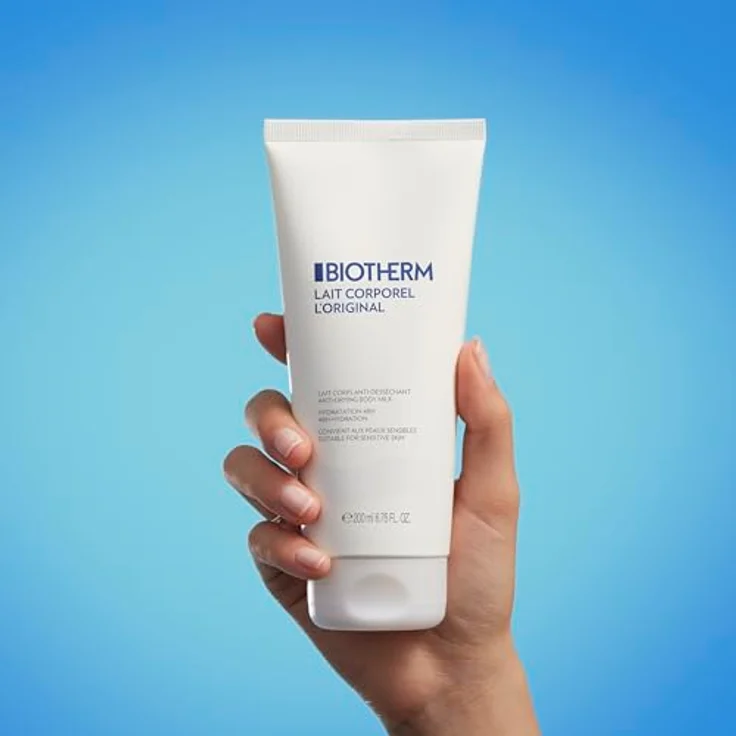 Biotherm Lait Corporel L'Original, feuchtigkeitsspendende Körperlotion mit Life Plankton für geschmeidige Haut, sanfte Körperpflege mit zartem Duft für hydratisierte Haut, 200 ml – Bild 2