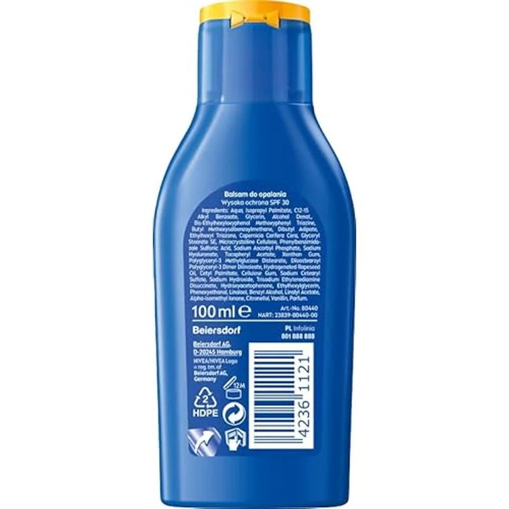 Nivea Sun Sonnenmilch Schutz & Pflege LSF30 Wasserfest 100 ml – Bild 2