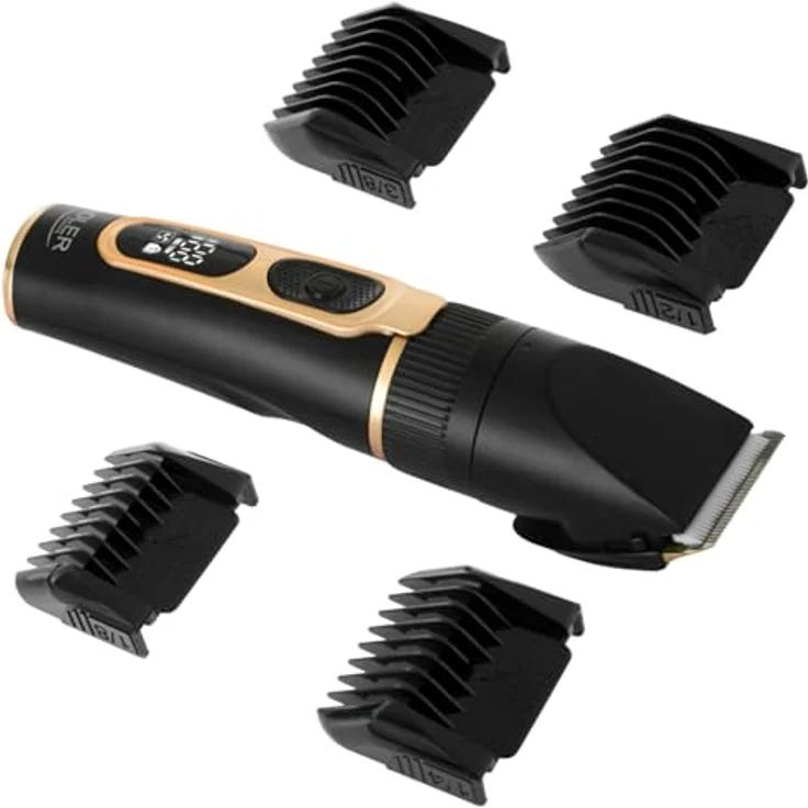Adler AD 2849 Tierhaarschneidemaschine, Professionelles Pflege-Set mit IPX6, LED-Anzeige, 2000 mAh Akku, Schnittlängen von 0,8 bis 20 mm, inklusive Aufbewahrungskoffer – Bild 3