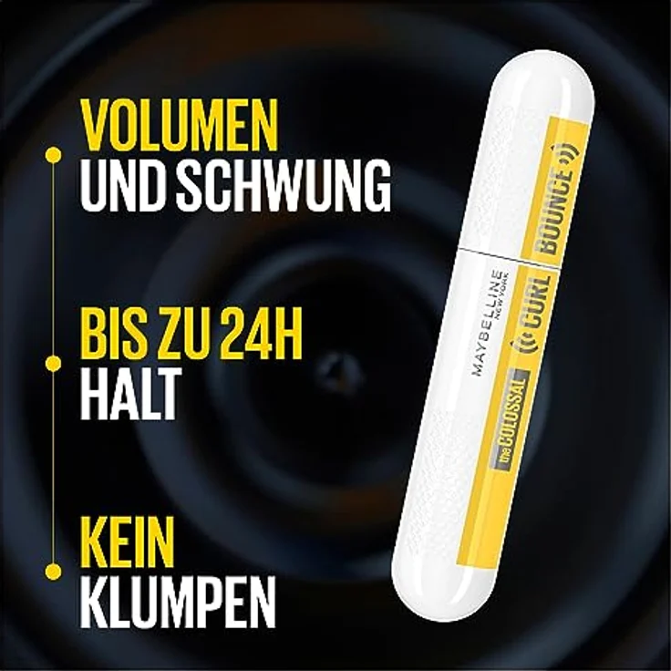 Maybelline Colossal Curl Bounce Mascara Nr. 1 - Very Black 10 ml  – Bild 2
