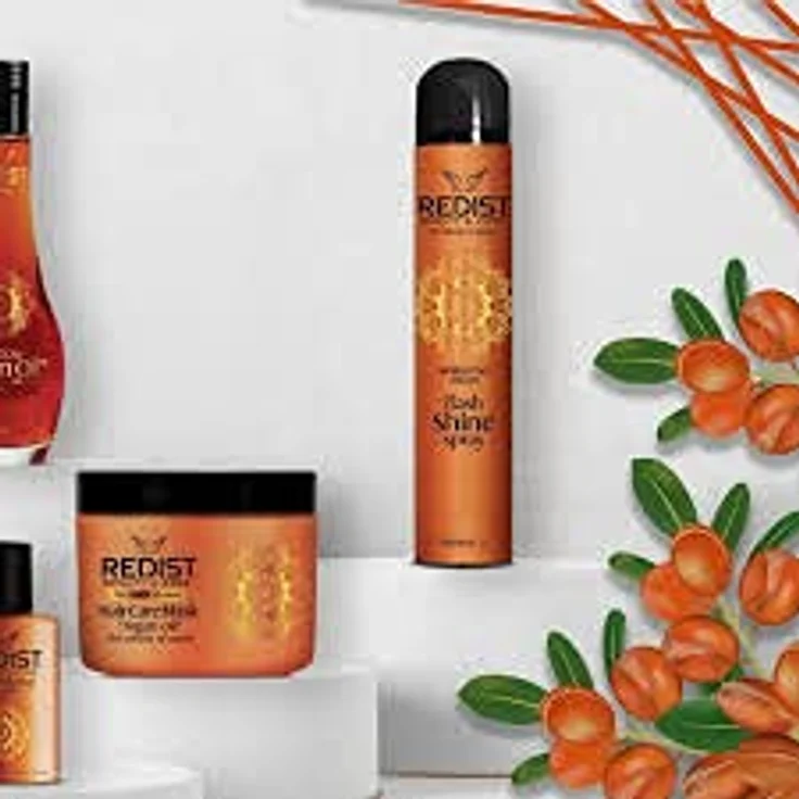 Redist Argan Hair Care Mask 500ml | Haarmaske mit Arganöl | reparierende Haarkur | Kur spendet Feuchtigkeit ohne das Haar zu beschweren | trockenes strapaziertes Haar | Haarpflege Creme mit Glanz – Bild 3