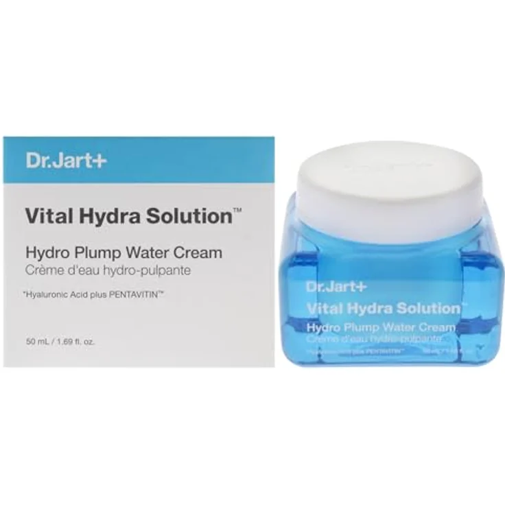 Dr. Jart+ Vital Hydra Solution™ Hydro Plump Water Cream, Gesichtscreme mit Hyaluronsäure, 50 ml, für intensive Feuchtigkeit und schnell einziehende Pflege – Bild 1