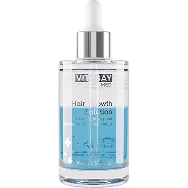 Vitabay Hair Growth Solution 70 ml • Serum gegen Haarausfall für sie und ihn • Haarverdichtung & Haarwachstum