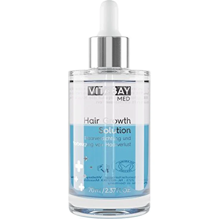 Vitabay Hair Growth Solution 70 ml • Serum gegen Haarausfall für sie und ihn • Haarverdichtung & Haarwachstum – Bild 1