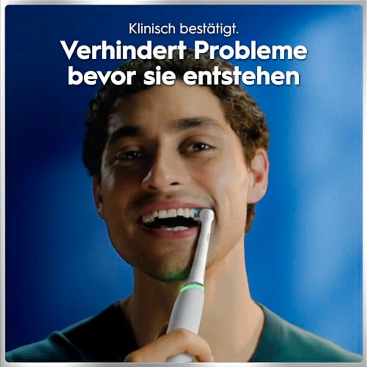 Braun Oral-B iO Series 6 Plus Edition, elektrische Zahnbürste mit 5 Reinigungsmodi, graue Ausführung, inklusive 3 Aufsteckbürsten und Reiseetui – Bild 10