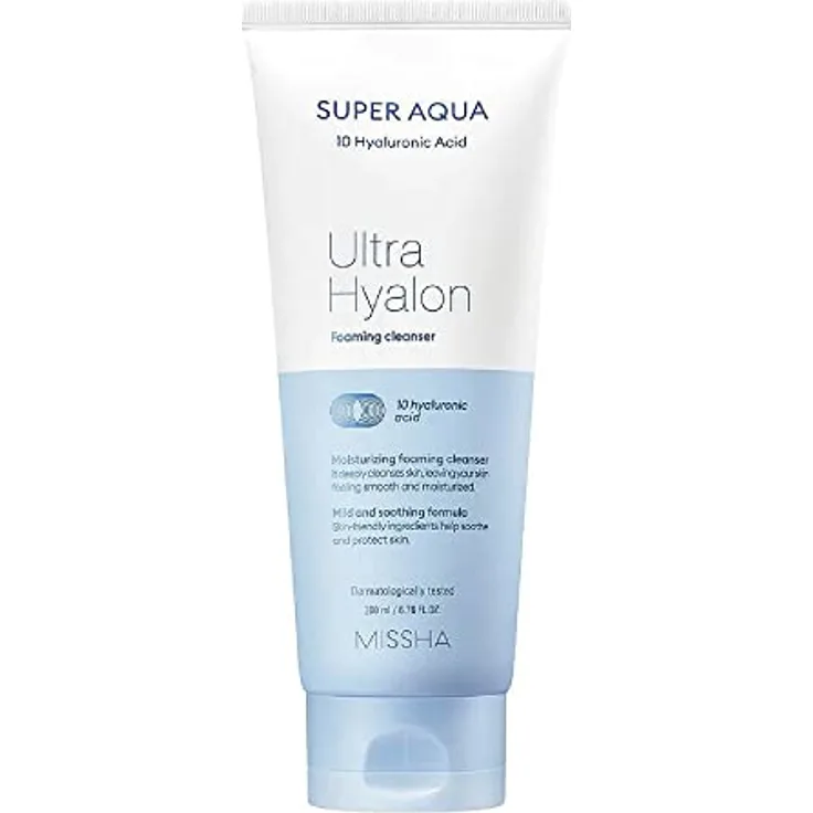 Missha Super Aqua Ultra Hyalron Cleansing Foam, 200 ml