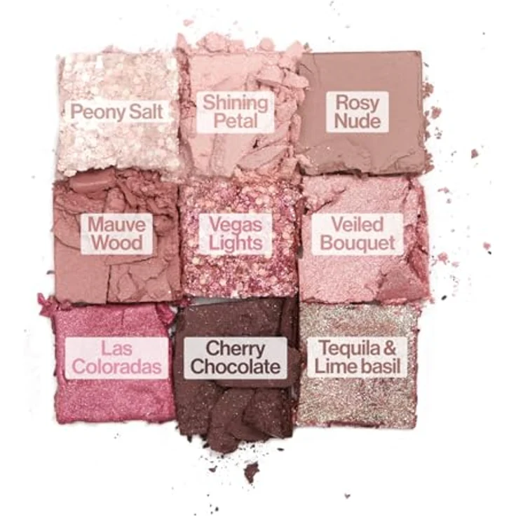 Unleashia N°5 All of Dusty Rose, Lidschattenpalette mit 9 veganen Farben in kühlen Pudertönen, 7,6 g – Bild 5