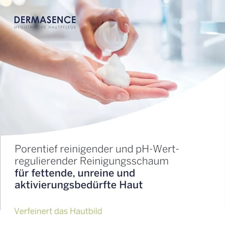 Dermasence Mousse Reinigungsschaum 200 ml, für Damen und Herren – Bild 3