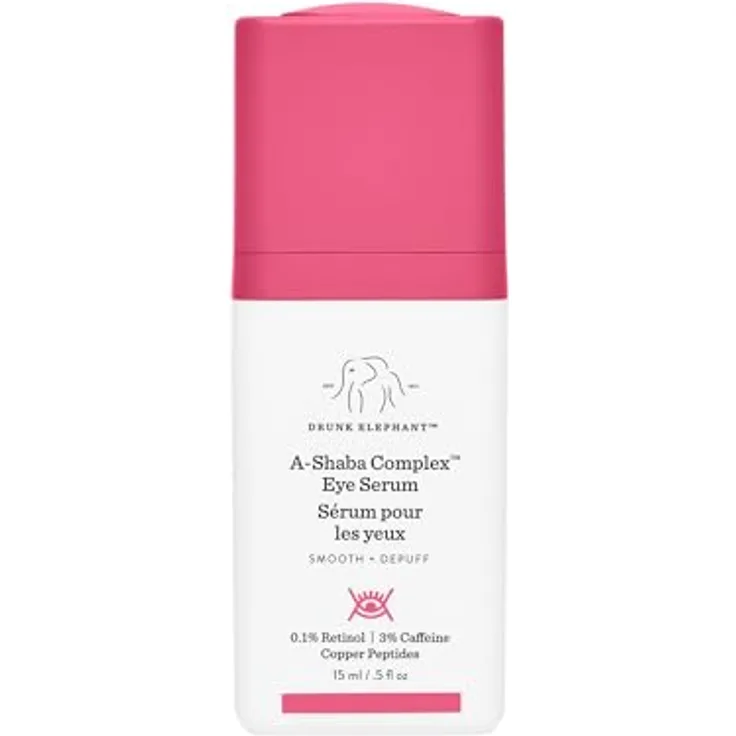 Drunk Elephant A-Shaba Complex Eye Serum, hochwirksame Augenpflege mit 15 ml für Tag + Nacht, revitalisiert und hydratisiert