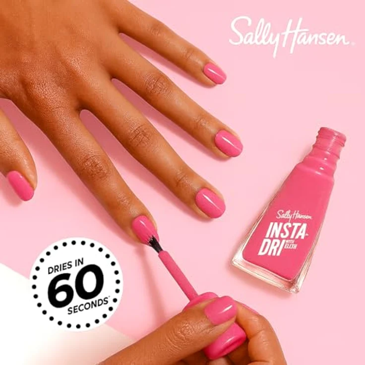 Sally Hansen Insta Dri, schnelltrocknender Nagellack in intensivem Farbton 281 Beet-ing Heart, 9,17 ml – Bild 6