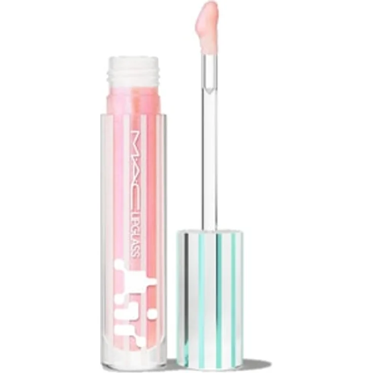 MAC FY26 Holiday Colour Lipglass Air Lipgloss, nicht klebender, feuchtigkeitsspendender Lipgloss mit 3 schimmernden Farbtönen, mintfarben