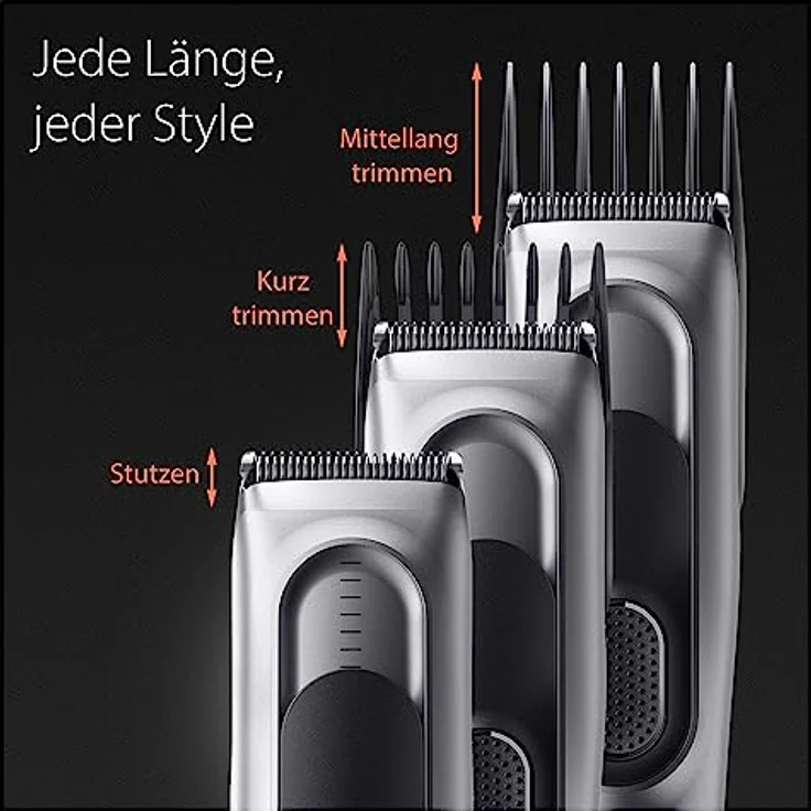 Braun Series 7 Haarschneider für Herren, kabellos mit 17 Längeneinstellungen, ergonomischer Griff und langlebigen Klingen, recycelbare Verpackung – Bild 6