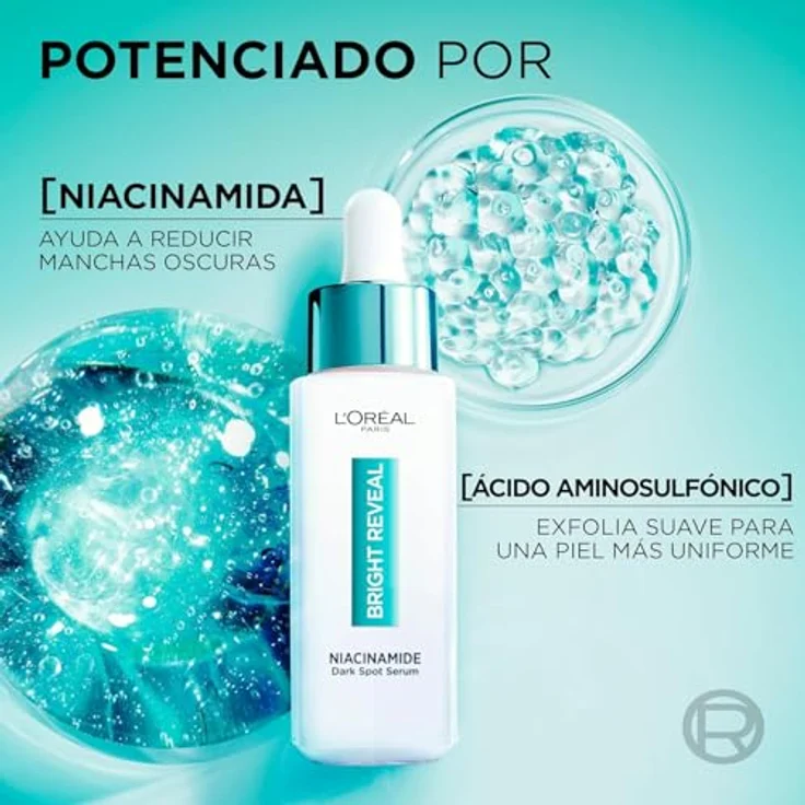 L'Oréal Paris Makeup Bright Reveal Anti-Pigment Serum, 30 ml mit Niacinamid zur Reduzierung von Pigmentflecken und für ein strahlendes Hautbild – Bild 6