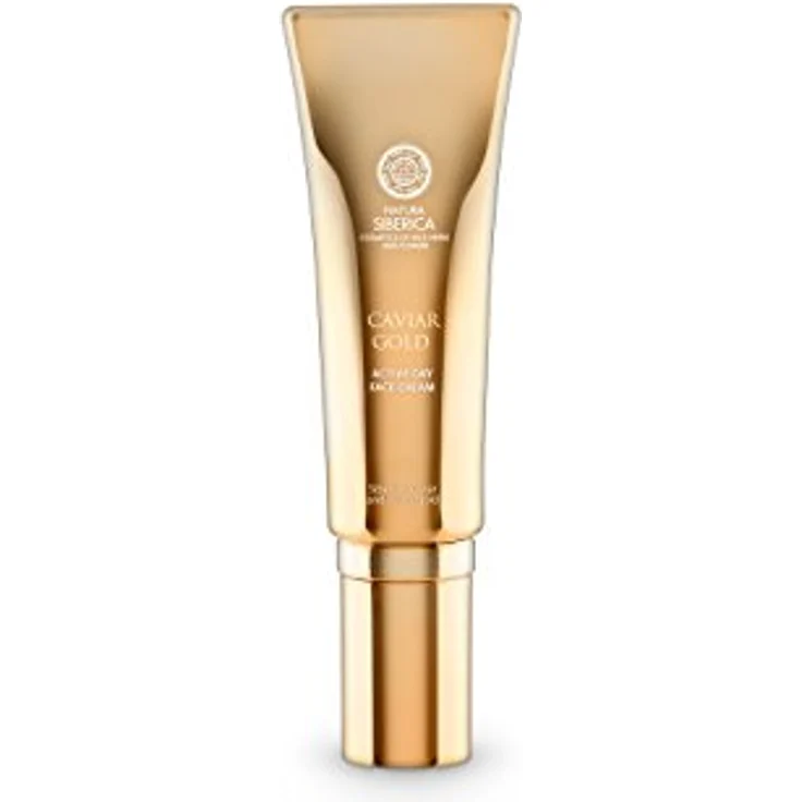 Natura Siberica Aktywnie odmładzający krem na dzień z kawiorem i złotem Caviar Gold, Gesichtscreme mit hochwertigen Inhaltsstoffen, 30 ml – Bild 1