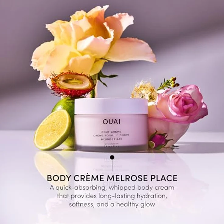 Ouai Body Crème Melrose Place, unisex Körperlotion mit Cupuaçu-Butter und Kokosöl, 96,4 g – Bild 4