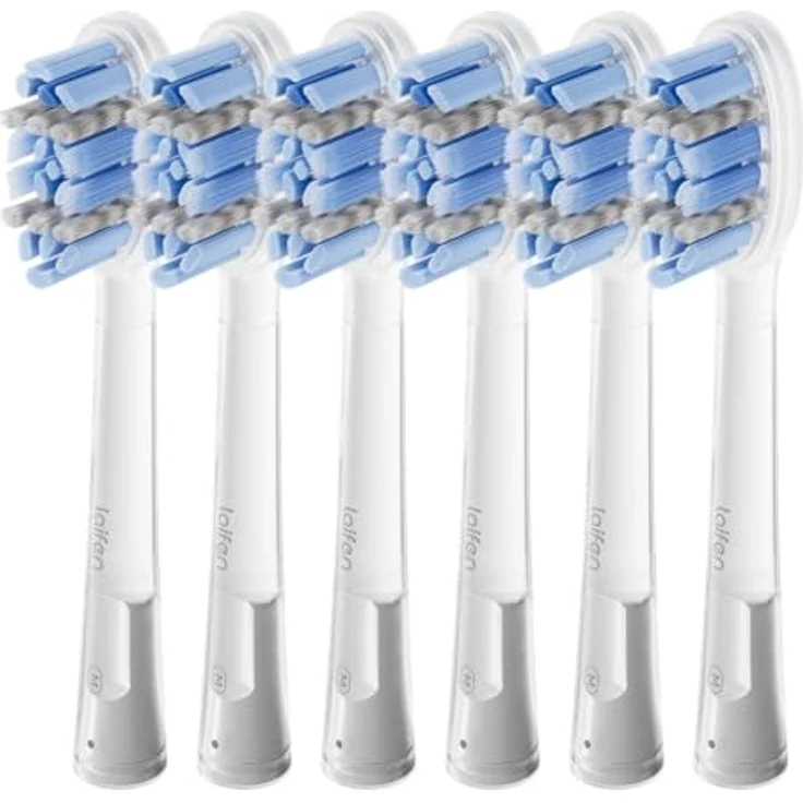 Laifen Pro Ersatzbürsten, 6er Pack, Fest, mit spiralgeformtem Borstendesign zur effektiven Interdentalreinigung – Bild 1