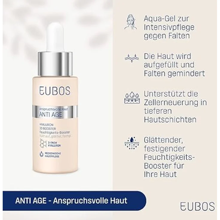 Eubos Produkte Eubos Produkte EUBOS Anti-Age Hyaluron 3D Booster Gel Gesichtsgel 30 ml – Bild 2