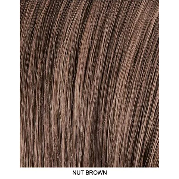 Ellen Wille Power Pieces Haarteil, Grog Nut Brown, 8 cm Haarlänge, hochwertiges Synthetikhaar für mehr Fülle und Länge – Bild 3