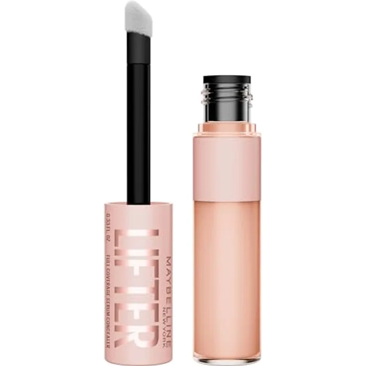 MAYBELLINE NEW YORK Lifter Concealer, aufhellender Concealer für Damen, Farbton 25, 11 ml, hochpigmentierte Formel gegen dunkle Augenringe und Hautunreinheiten