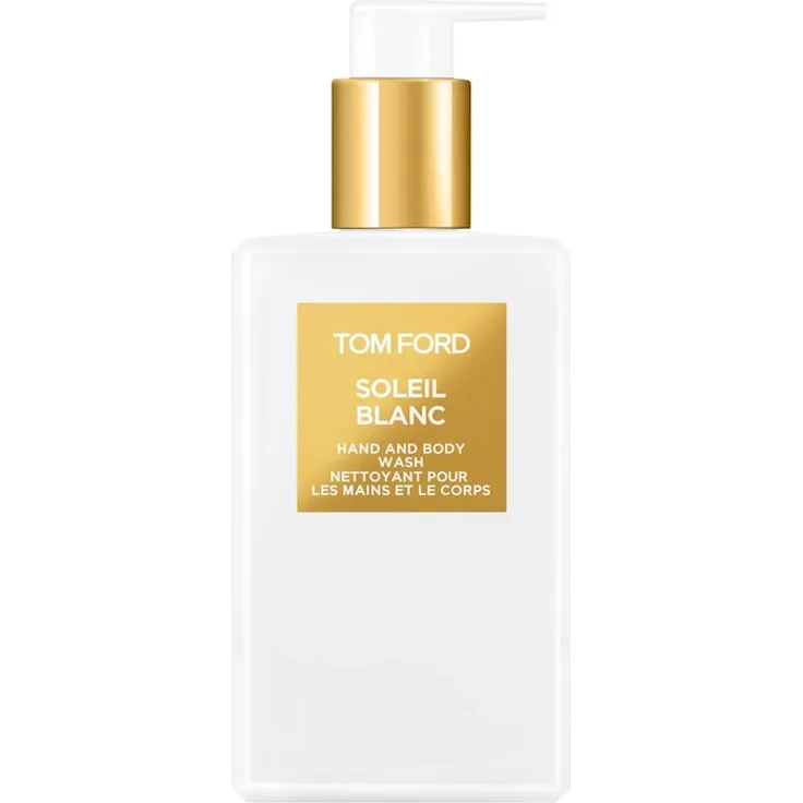 TOM FORD Soleil Blanc Hand & Body Shower Gel, Duschgel 240 ml mit luxuriösem Duft und sanfter Reinigung