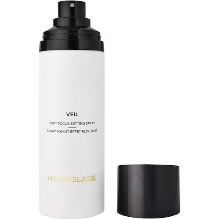 HOURGLASS Veil Soft Focus Setting Spray & Fixierpuder, schwereloses 90 ml Fixierspray für langanhaltenden Make-up-Halt, vegan