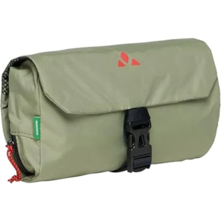 Vaude WashBag S, Kulturbeutel in grün, 100% Polyester, 14 cm x 4 cm x 20 cm – Bild 1