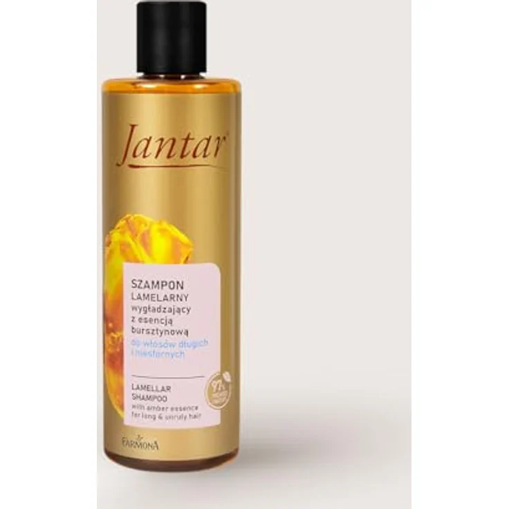 FARMONA JANTAR Lamellar-Glättungsshampoo, für bernsteinfarbenes Haar, 300 ml, mit Feuchtigkeit spendender Formel und Schuppenreduktion – Bild 2