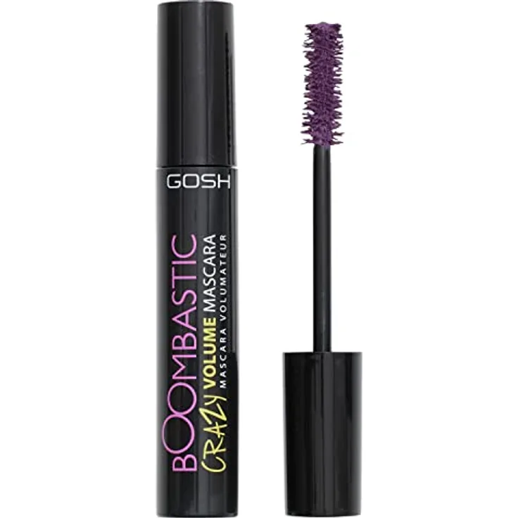 Gosh Boombastic Volumen-Mascara für geschwungene Wimpern, 006 Dusty Violet, 13 ml
