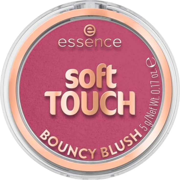 essence soft TOUCH BOUNCY BLUSH, Rouge mit geschmeidiger Cream-to-Powder-Textur, hochpigmentiert und matt, 3,5 g – Bild 2