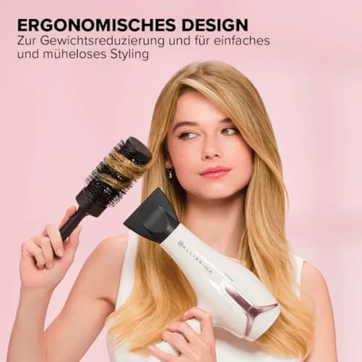 BELLISSIMA K9 2600 Light Haartrockner, 2300W Ionen-Technologie, schnell trocknend, inkl. Diffusor und Bürste – Bild 4