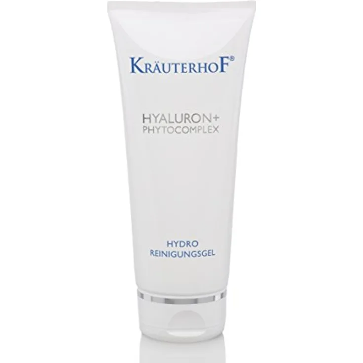 Kräuterhof® Reinigungsgel (200ml) – milde Tenside reinigen die Haut gründlich von Unreinheiten & Make-up Rückständen, Hyaluronsäure & Phytokomplex spenden intensiv Feuchtigkeit während der Reinigung
