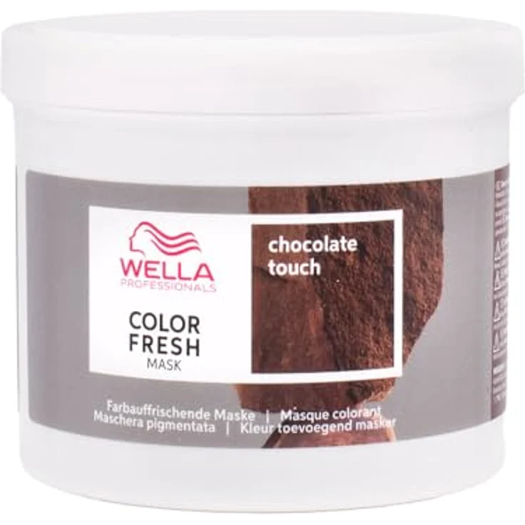 Wella Professionals Color Fresh Mask Chocolate Touch Haarkur - Pflegende Tönung mit Avocadoöl - für braunes Haar - 500 ml – Bild 1