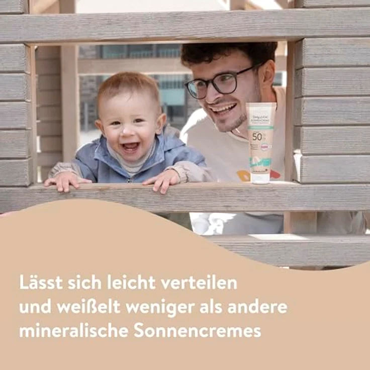 MABYEN Sonnenschutzcreme Baby & Kids, LSF 50, 100 ml, vegan, parfumfrei, wasserfest, für empfindliche Haut, dermatologisch bestätigt – Bild 7