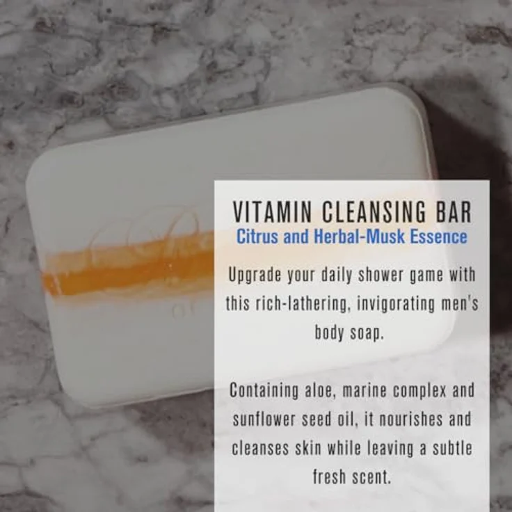Baxter Of California Vitamin Cleansing Bar Citrus And Herbal Musk 198 g für Alle Hauttypen geeignet – Bild 3
