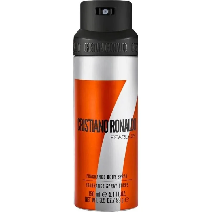 Cristiano Ronaldo CR7 Furchtlos, Deodorant Spray 150 ml mit frischen Zitrusnoten, würzigem Ingwer und warmem Zedernholz