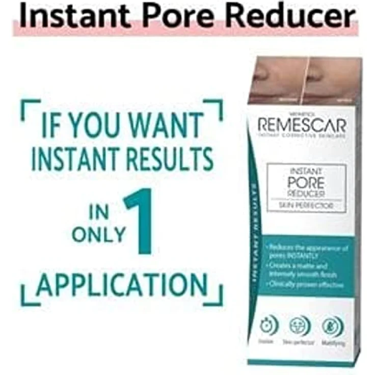 Remescar Sofortige Porenreduzierung, Gesichtscreme für glatte Haut, 20ml Tagescreme – Bild 3
