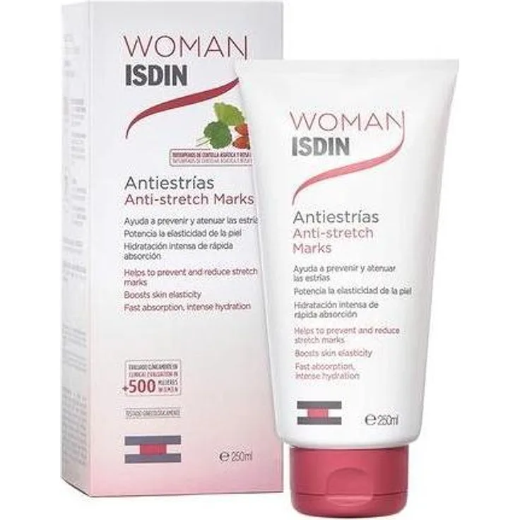 Isdin, Bodylotion Women Anti Stretch Mark, 250 ml - Dermokosmetik für alle Hauttypen, feuchtigkeitsspendend, Anti-Schönheitsfehler