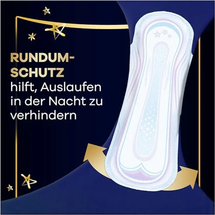 Always Ultra Damenbinden Größe 5, 14 Stück, sehr saugfähig, ultradünn, Mit Flügeln, bis zu 12 Stunden Schutz, LeakGuard-Technologie – Bild 4