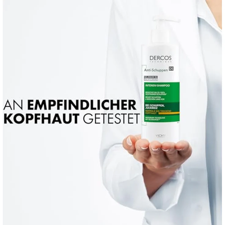 Vichy Dercos Anti-Dandruff Shampoo gegen Schuppen für trockenes Haar 390 ml – Bild 8