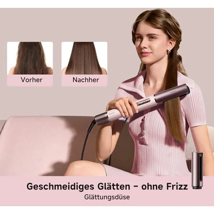 Dreame AirStyle Era Multi-Styler 2026, 8-in-1 Airflow-Styling, schnelles Trocknen, Glätten, Locken und Volumen, Kaltluftfunktion, keine Hitzeschäden, für alle Haartypen – Bild 4