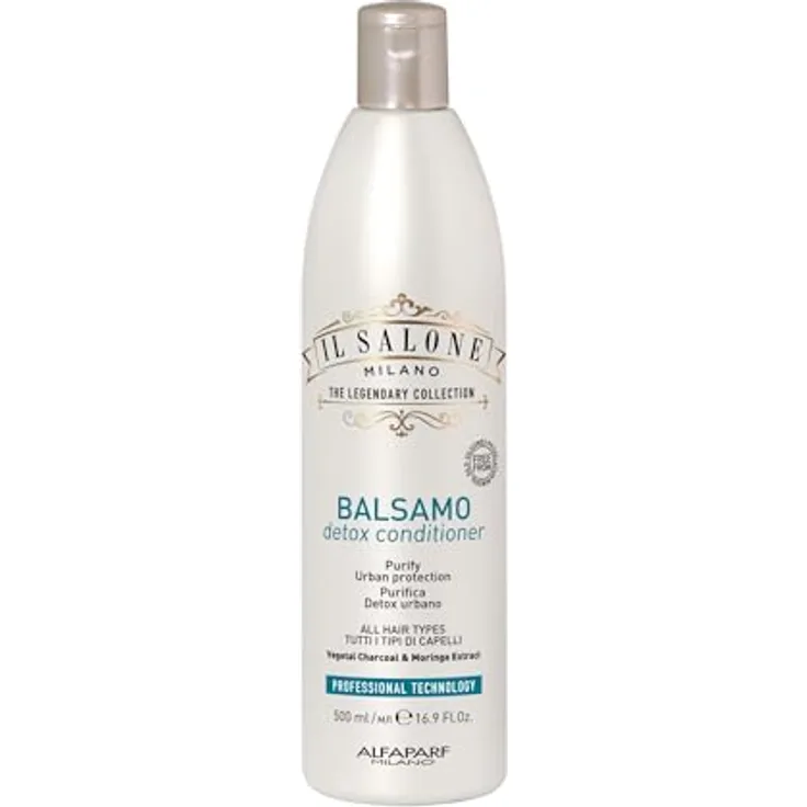 Alfaparf Milano Il Salone Milano Detox, reinigender Detox-Conditioner für alle Haartypen, 500 ml - nährt, pflegt und schützt Haar vor Umwelteinflüssen