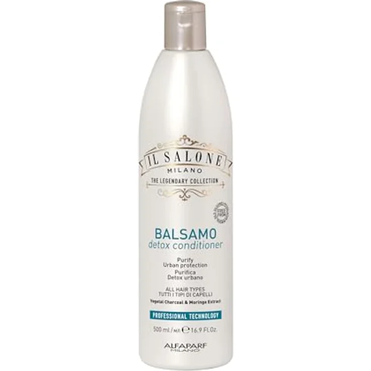 Alfaparf Milano Il Salone Milano Detox, reinigender Detox-Conditioner für alle Haartypen, 500 ml - nährt, pflegt und schützt Haar vor Umwelteinflüssen – Bild 1