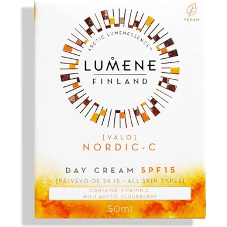 Lumene Gesichtspflege Nordic-C Day Cream SPF15 Gesichtscreme 50 ml mit pflegender Wirkung – Bild 2