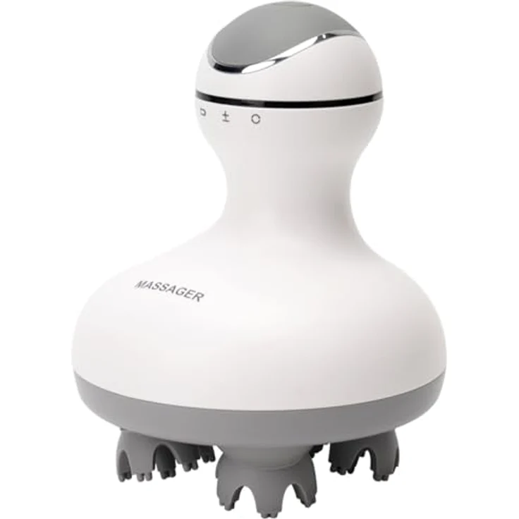 Casativo Massagegerät 3D Kopf- & Körper-Massagegerät, 4 Massageköpfe, mobil, Akku, ölbeständig, IPX7, bis zu 2,5 Std. Laufzeit – Bild 1